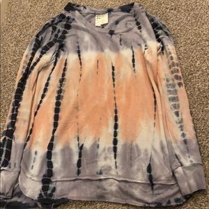 Tie die long sleeve